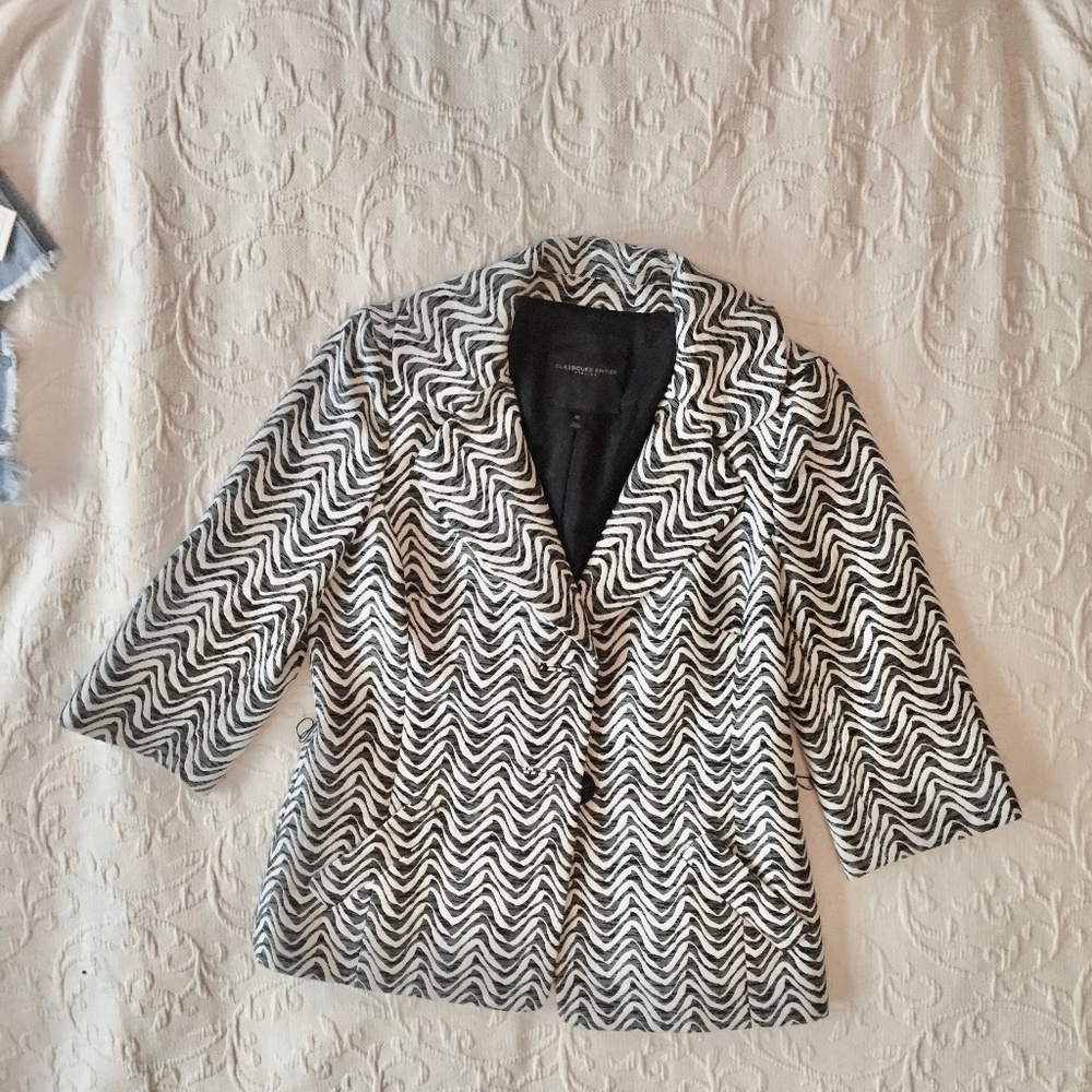 Classiques Entier Black and White Blazer